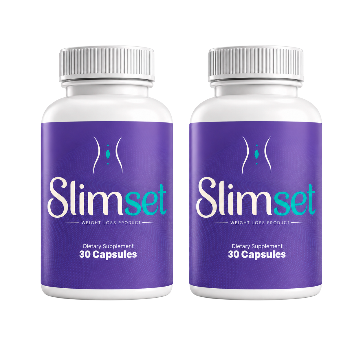 Slimset supplement jar